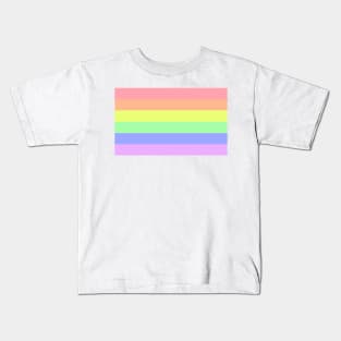 Pastel Rainbow Flag Kids T-Shirt